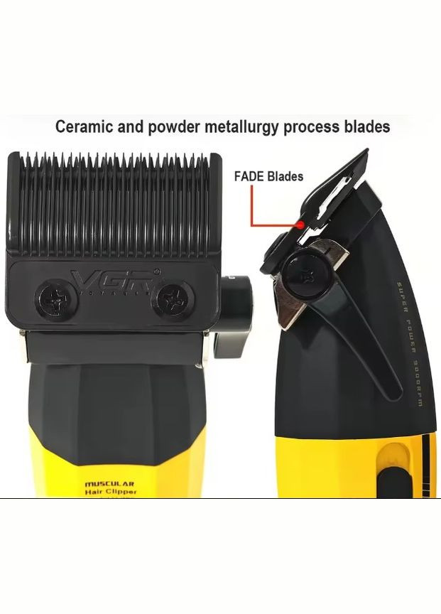 Профессиональная машинка для стрижки аккумуляторная с насадками (2104618579) VGR V-285 (333654014)