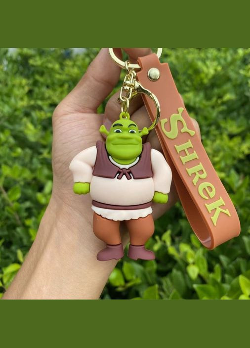 Шрек брелок Shrek силиконовый брелок для ключей креативная подвеска 7,4 см Shantou (289876254)