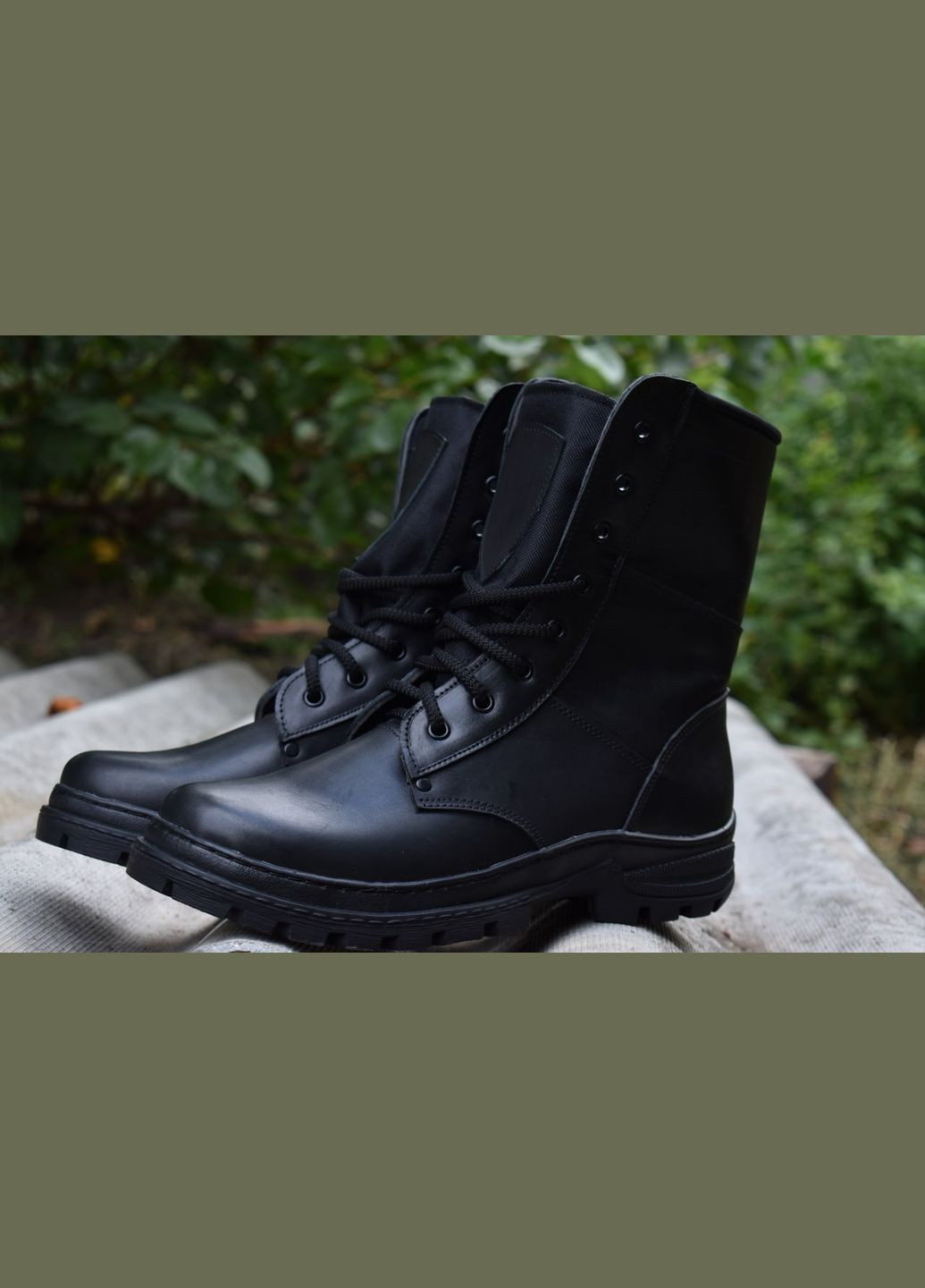 Женские Тактические Демисезонные Берцы. 36-48р Черные. Полностью Натуральная кожа! MSDF-2101 No Brand (301138844)