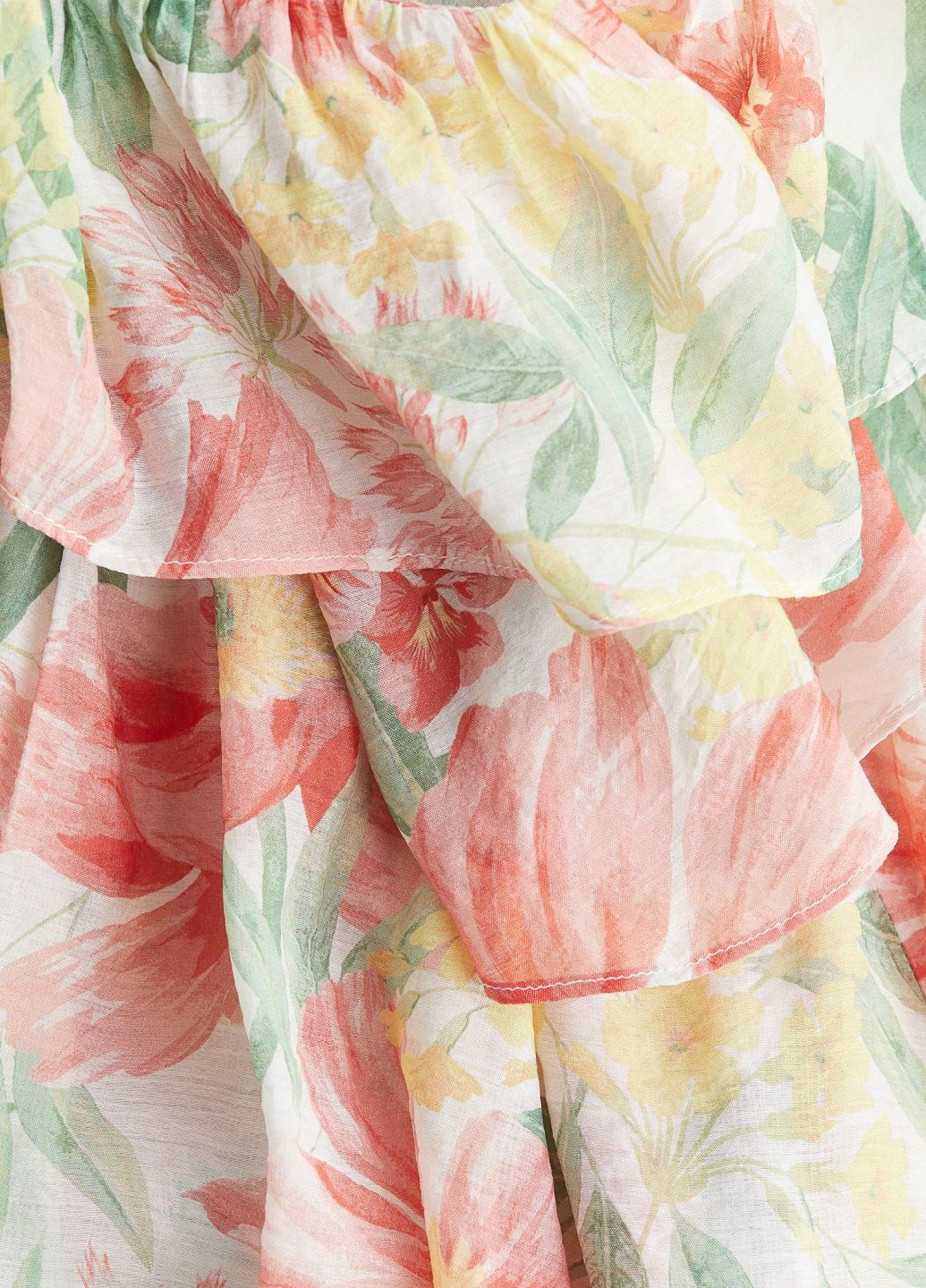 Рожева кежуал сукня H&M з квітковим принтом