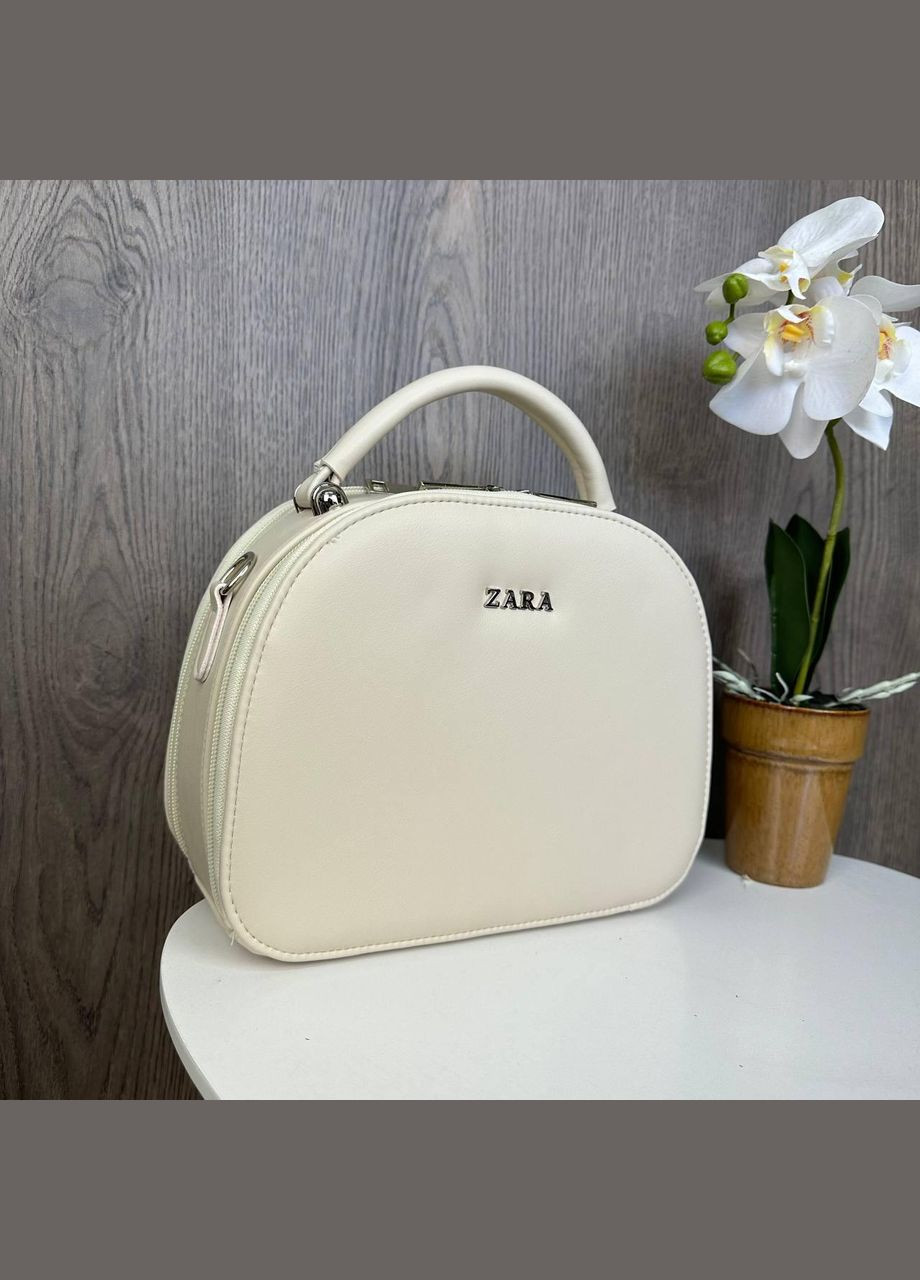 Женская мини сумочка клатч в стиле Зара, маленькая сумка Zara люкс качество Молочный Jacobs (336551970)