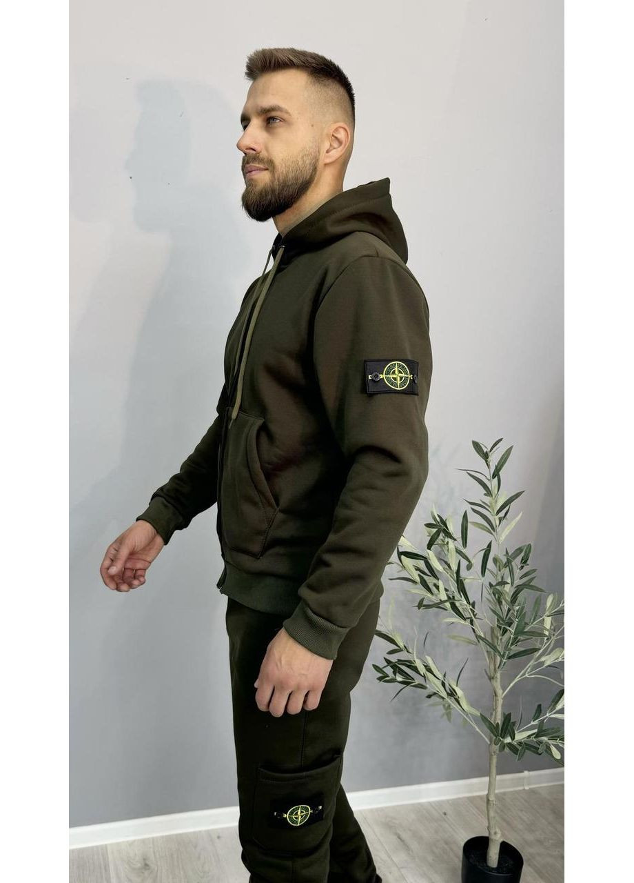 Спортивний костюм зима хакі No Brand (370218065)