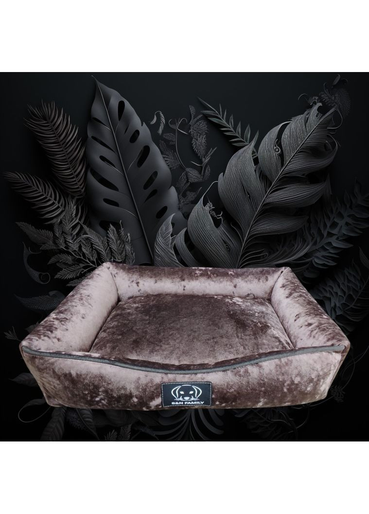 Лежанка 60х50х14см из текстиля для маленьких собак и котов "Sapphire Сocoa" ( ) S&N Family (361204633)