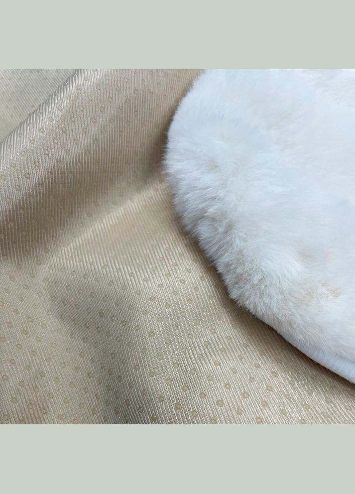 Накидка-чехол для мягкой мебели 90x210 см меховая айвори (8403) Love You (334008175)