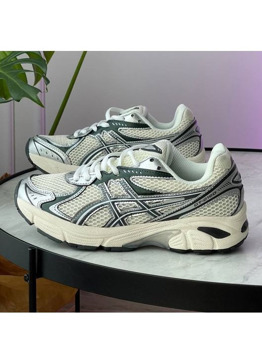 Серые демисезонные кроссовки мужские и женские asics gt-2160 grey white | асикс gt-2160 серые белые No Brand