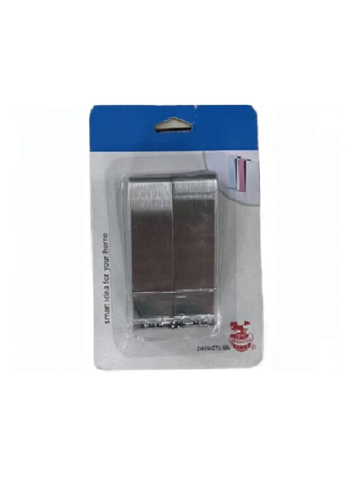 Крючок-вешалка на дверь SS 2шт/наб 8*2.5см Home (315307012)