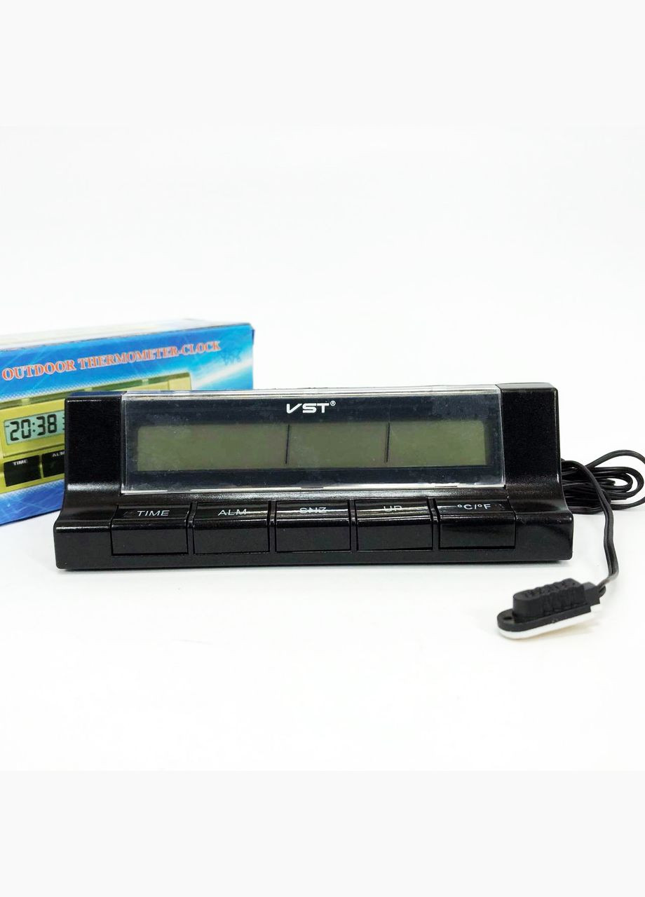 Авточасы с термометром -7037 VST (372908650)