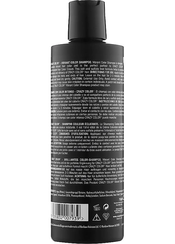 Шампунь відтінковий для усіх відтінків рожевого - Vibrant Pink Shampoo 250ml (2-950555) Crazy Color (380120679)