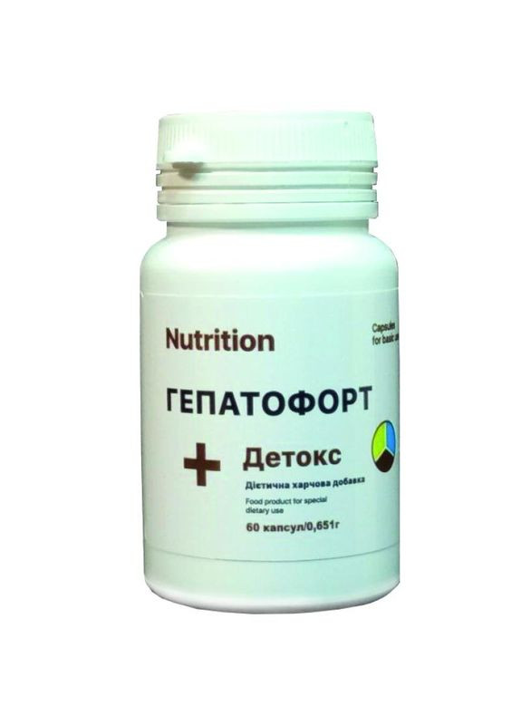 Амінокислота Гепатофорт + Детокс, 60 капсул EntherMeal (322293287)