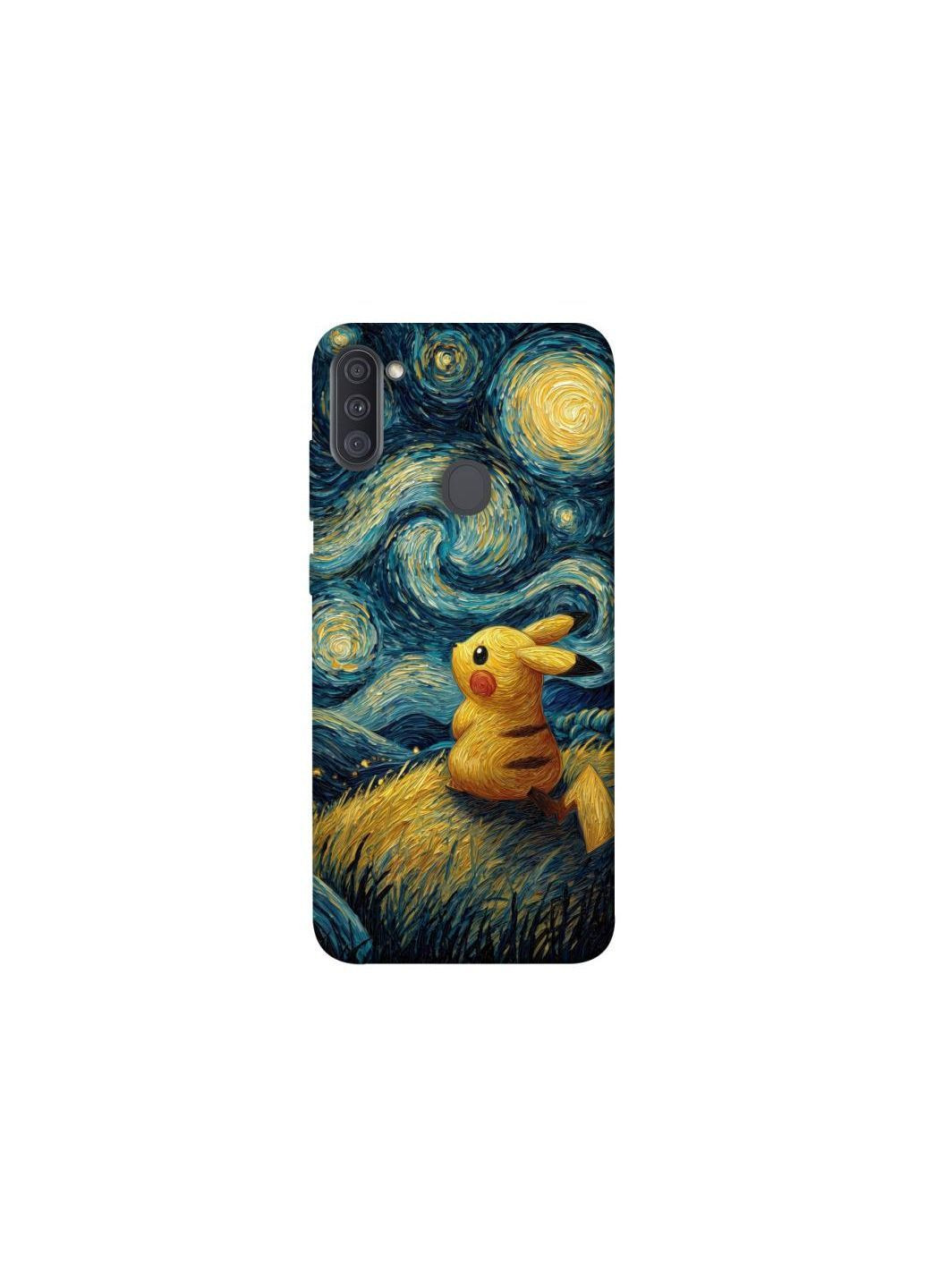 Чохол на Samsung Galaxy A11 Pikachu and Van Gogh Frontalka (362028620)