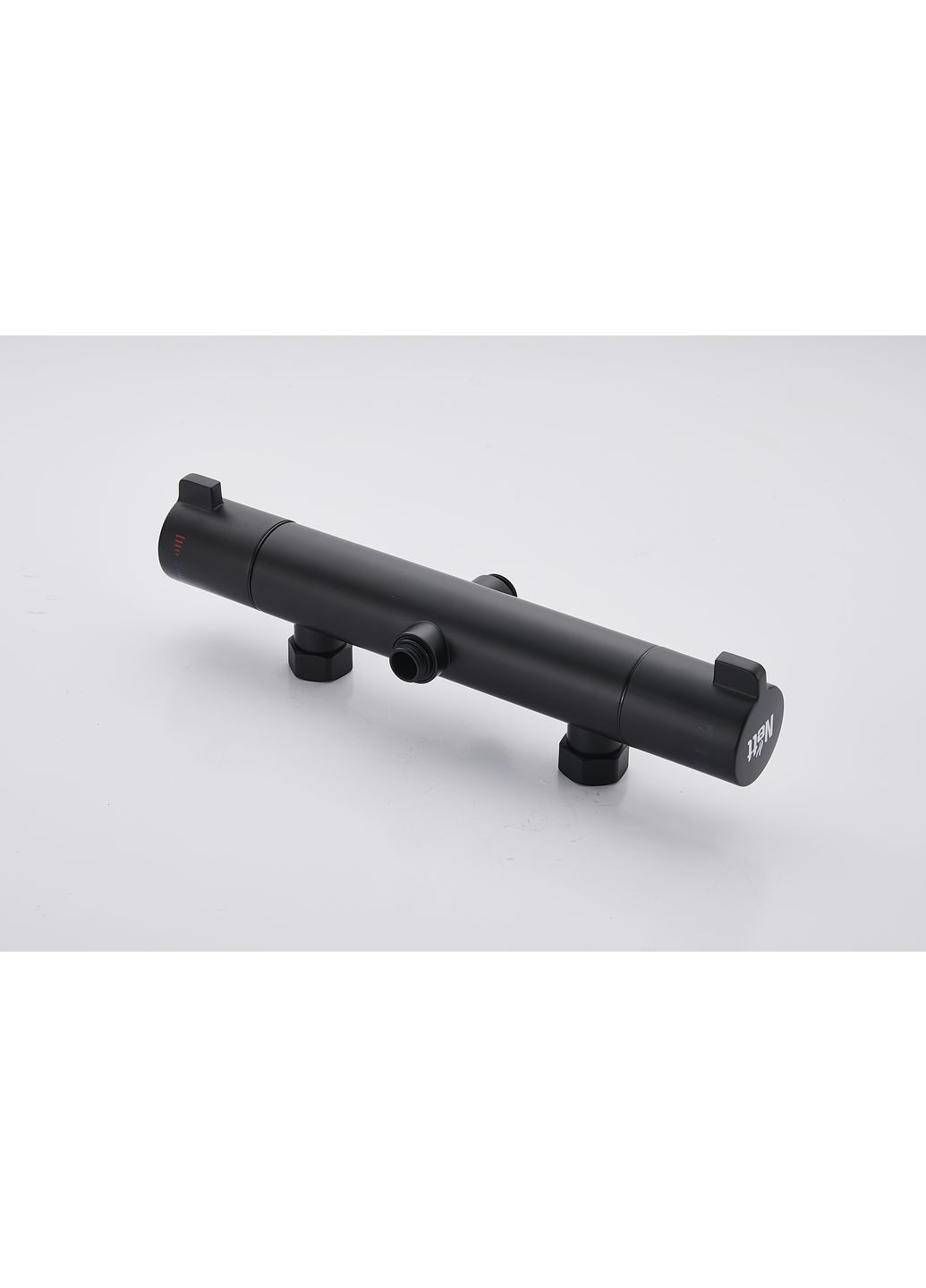 Черная душевая система с термостатом наружного монтажа для душа Nett SSB-24 (352261568)