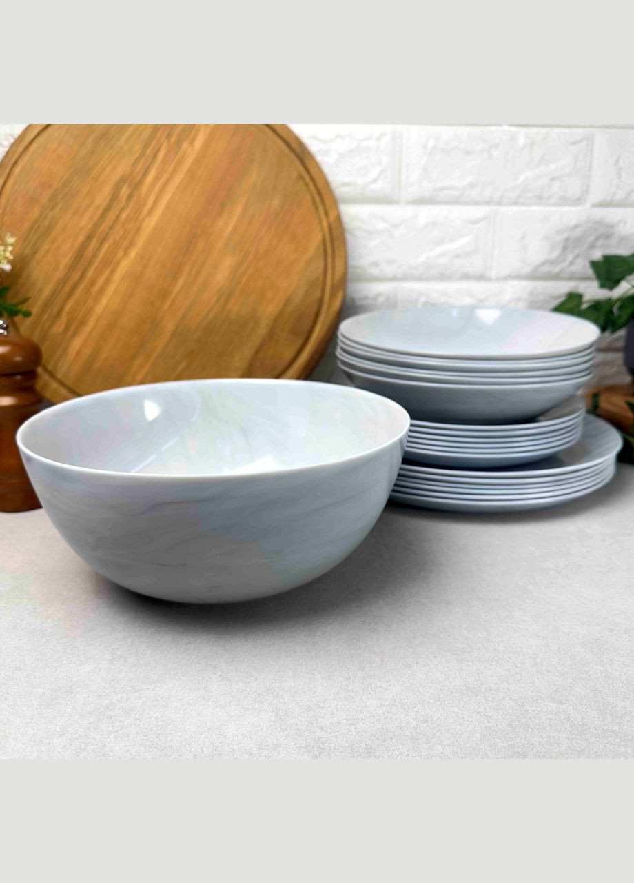 Гранітний столовий набір Diwali Marble Granit 19 предметів (q0217) Luminarc (303137989)