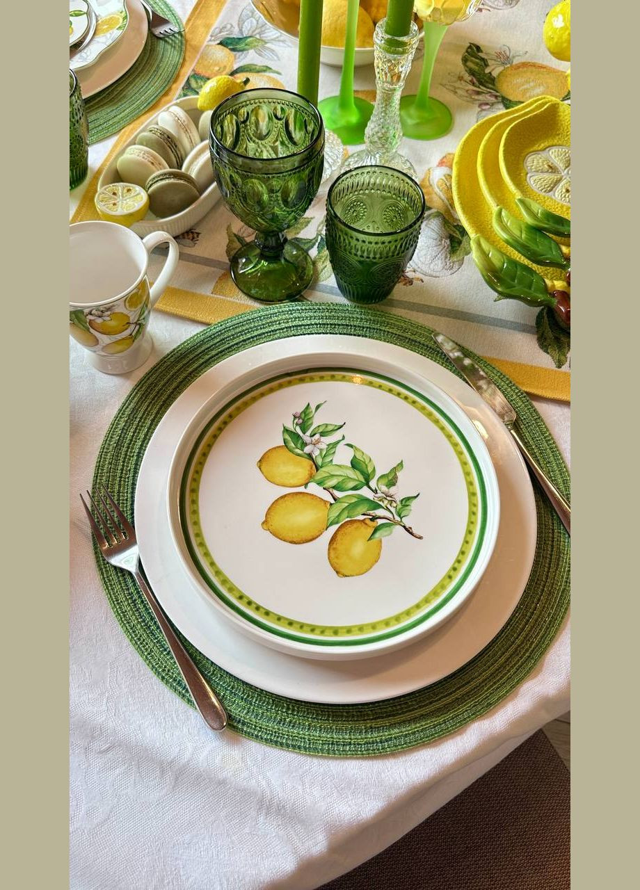 Кружка порцелянова Сицилійський лимон, 300мл No Brand (328387204)