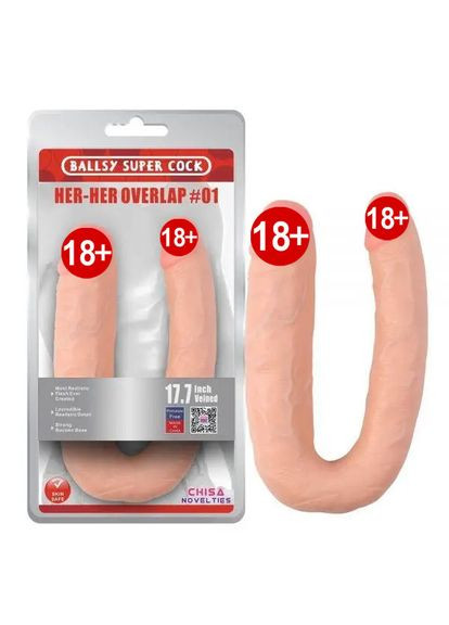 Фаллоимитатор двойной  Her-Her Overlap Chisa (303894581)