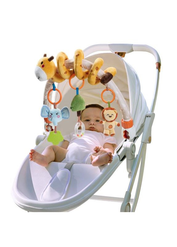 Детская развивающая дуга Сафари Универсальная для коляски автокресла кроватки Разноцветный 7747 Tumama (348780921)