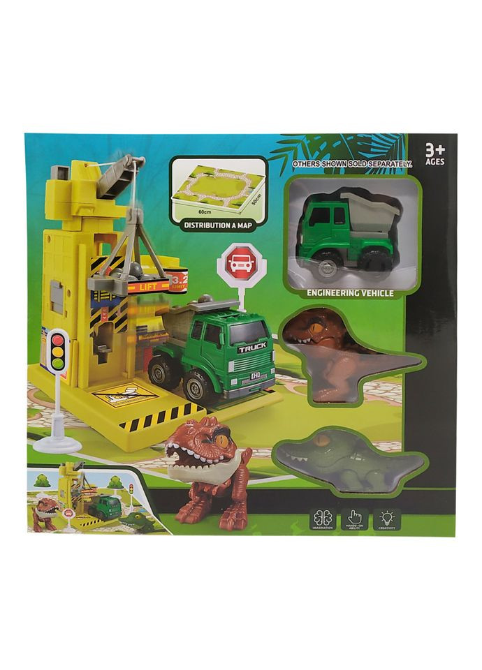 Іграшковий набір 716 карта, машинки, динозаври BMW (307926370)