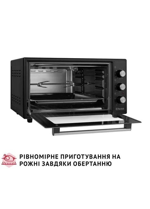 Электропечь PERFELLI MIRAGE 48 BLACK (354227031)