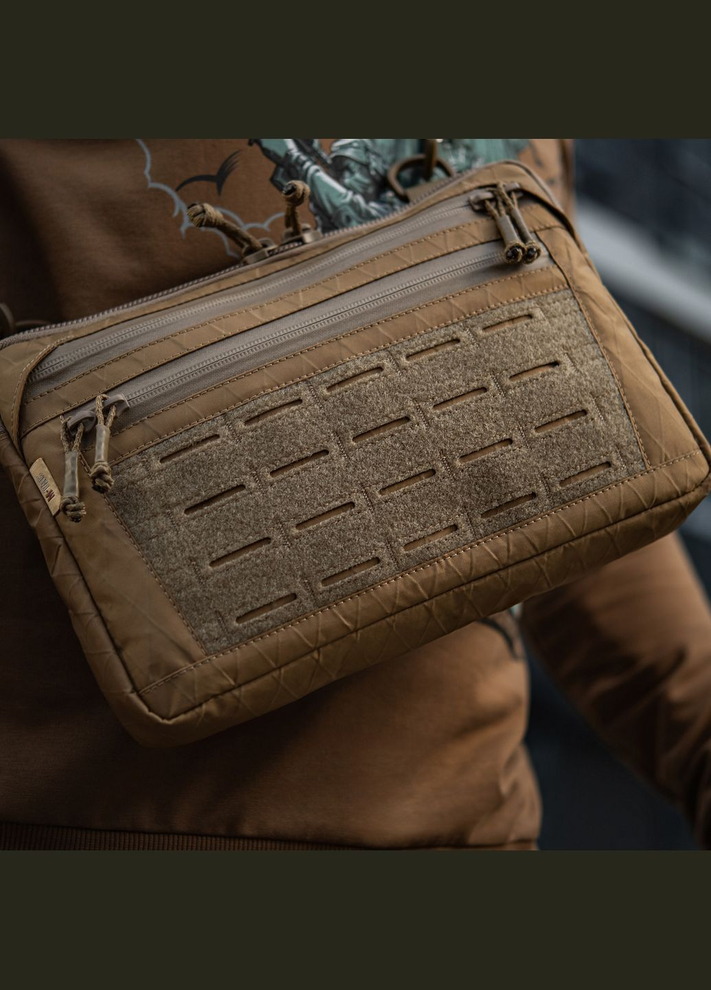 Сумка Admin Bag Medium X-PAC Elite з липучкою Coyote M-TAC (326973968)