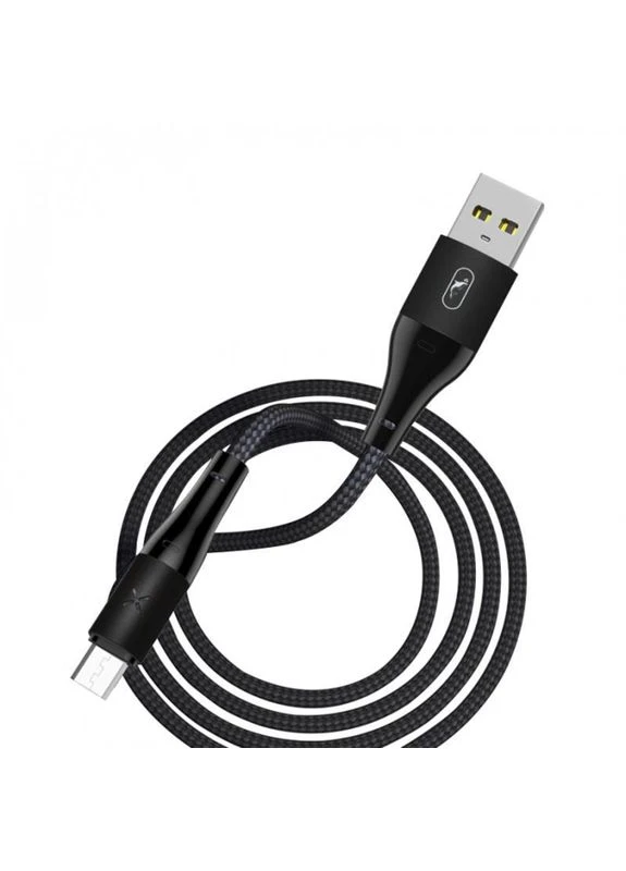 Кабель S49V LED Aluminium Alloy USB - micro USB (M/M), 1 м, Чорний (USB-000571) SkyDolphin (394763134)