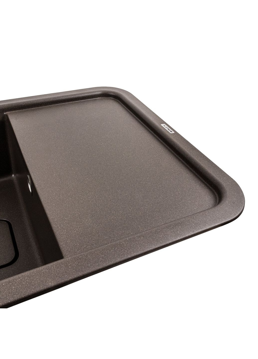 Гранитная мойка для кухни CUBE 7850 матовая Темная скала Valeso (358059924)