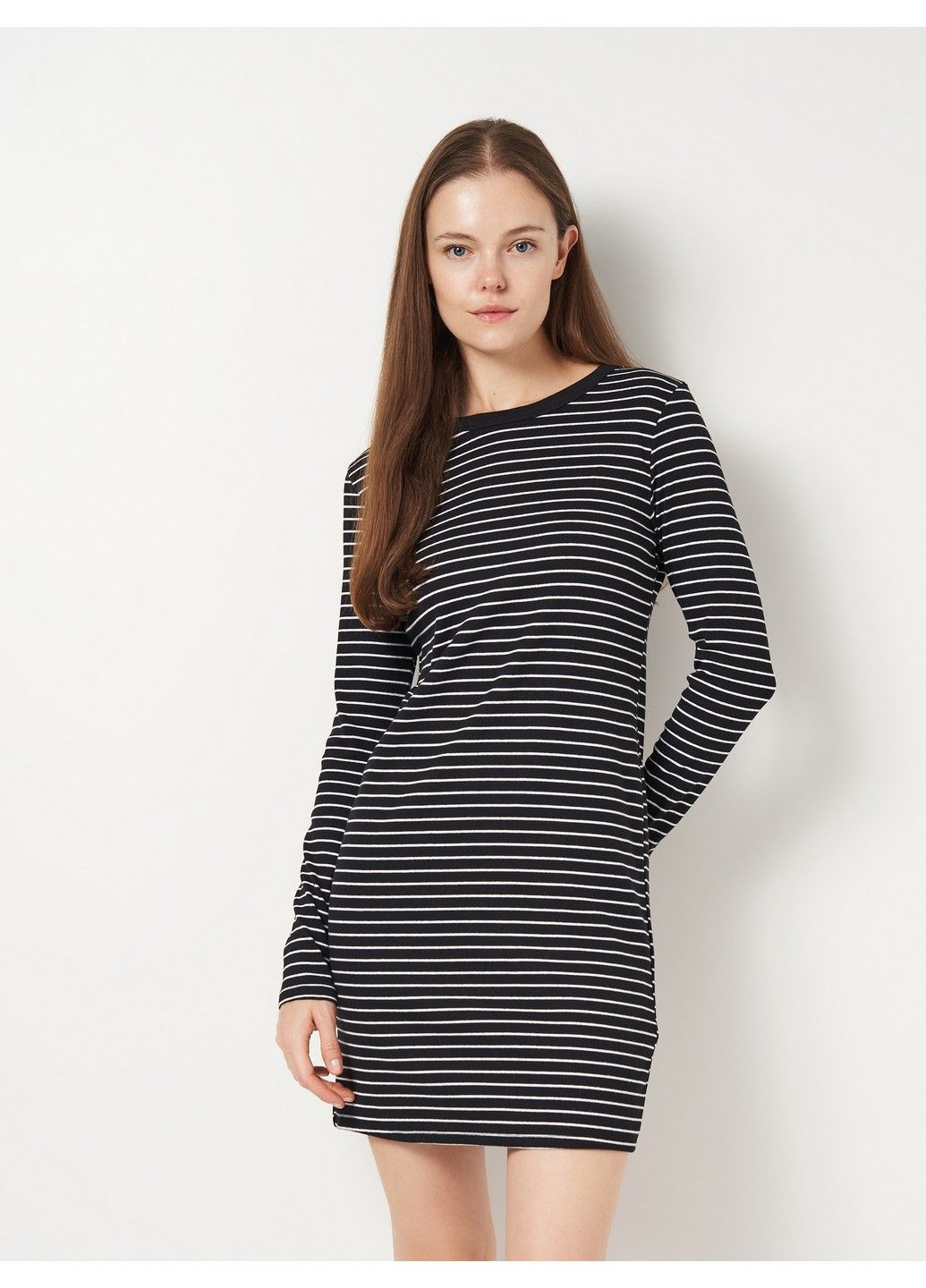 Чорна кежуал сукня Primark в смужку