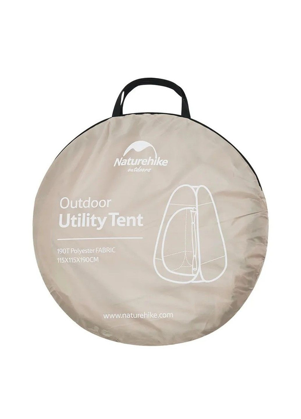 Душевая раскладная палатка Naturehike NH17Z002-P (Коричневая) No Brand (332635762)