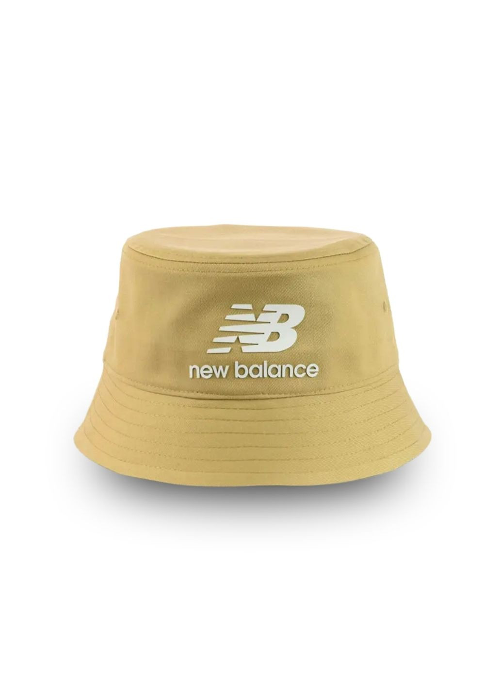 Летняя панама с резиновым логотипом Нью Беланс / New Balance No Brand Панама з патчем (334256415)