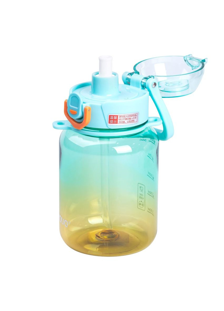 Бутылка для воды многоразовая 700 мл бутылочка с трубочкой для спорта и школы 16.5 см Jooki (357206221)