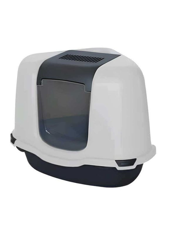 Закритий кутовий туалет для котів з совком у комплекті Cat Toilet Ella Corner - 55х42,5х42 см Petmax (327391332)