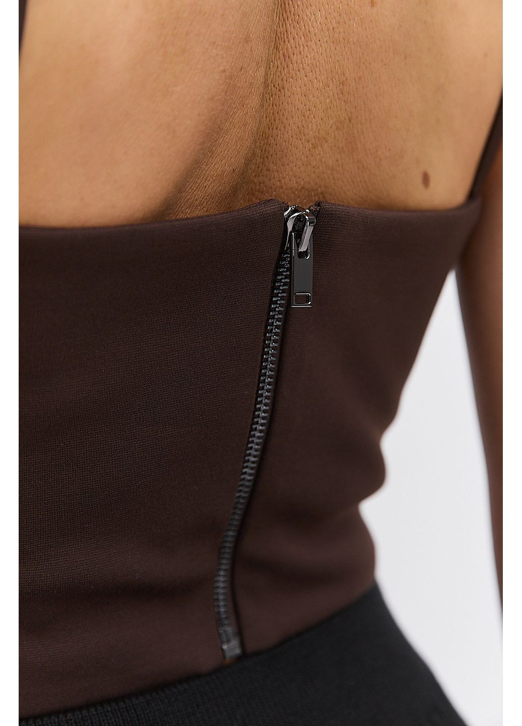 Короткий топ-бюст`є з блискавкою на спині Arjen (372040892)