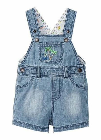 Комплект песочников 314493 из тонкого джинса голубой + синий 74см, 6-9 мес Lupilu (330642733)