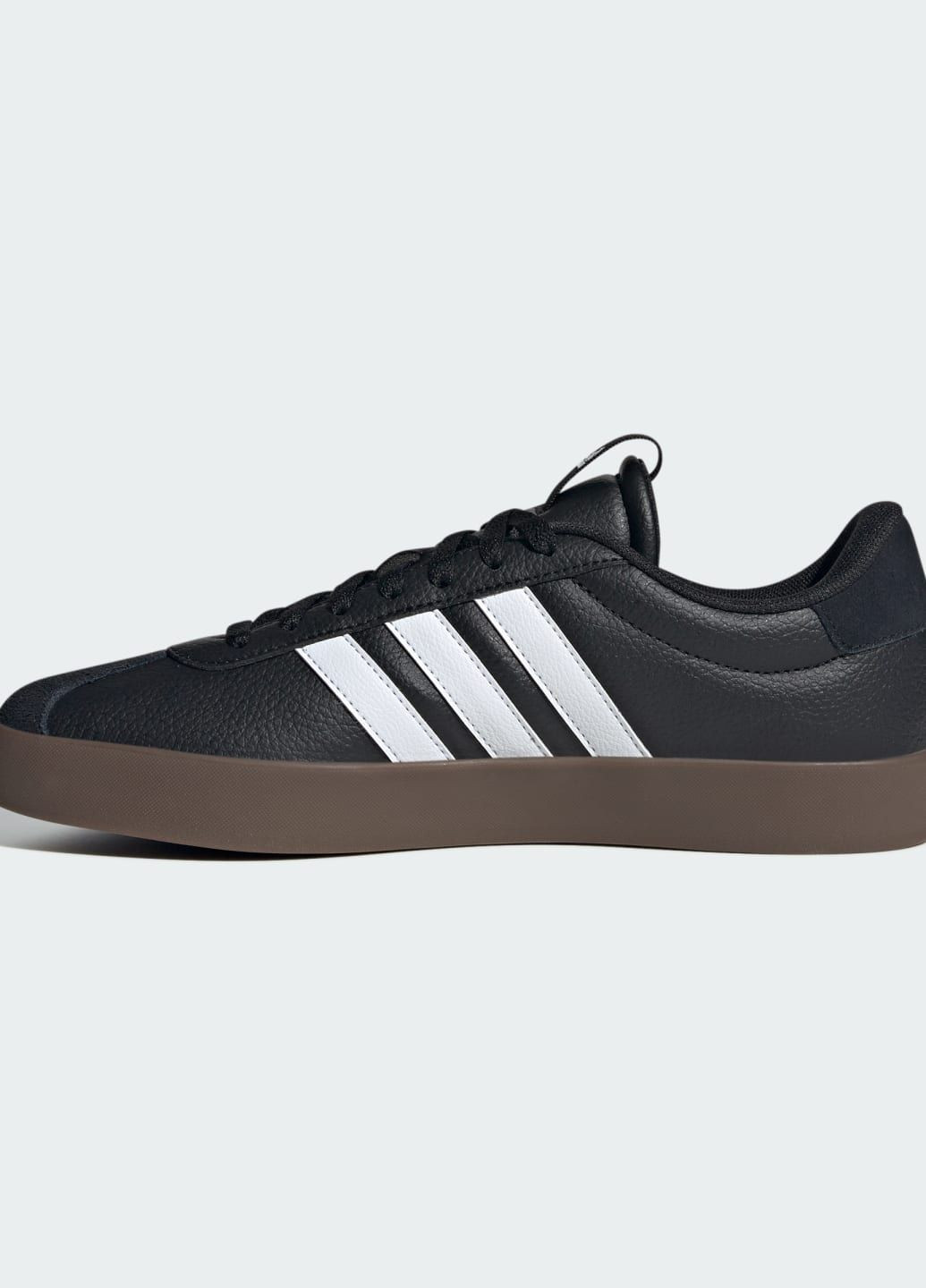 Черные всесезонные кроссовки vl court 3.0 adidas