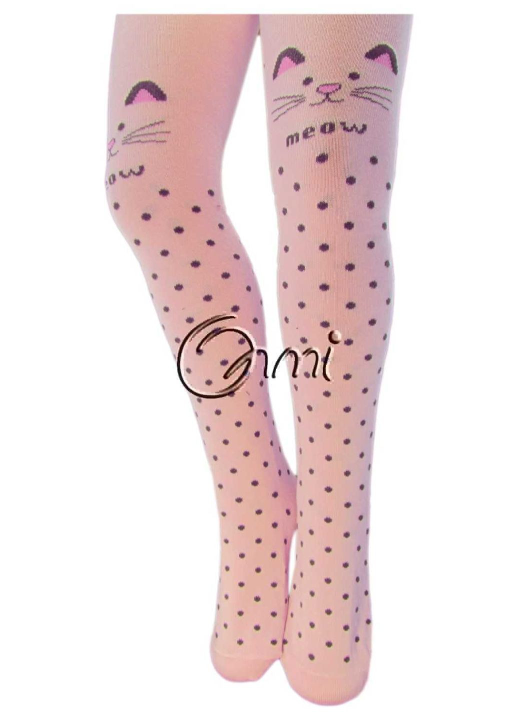Колготки дитячі 1011д. р14. мал 138 рожевий Кіт meow Олмі (366883793)