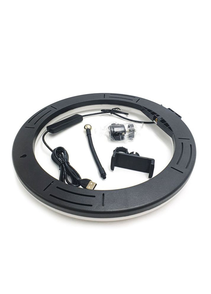 Кільцева світлодіодна кольорова лампа RGB LED MJ30 Набір блогера селфі кільце зі штативом Мультиколор No Brand (315341795)