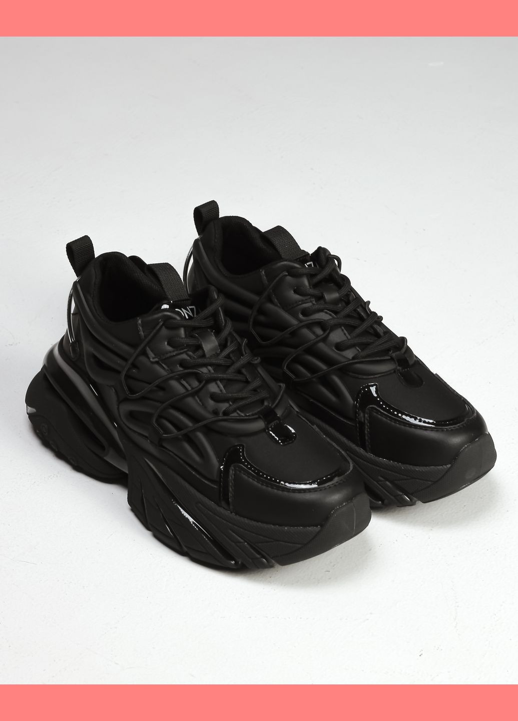 Чорні всесезонні кросівки весняні чорна шкіра текстиль Lonza