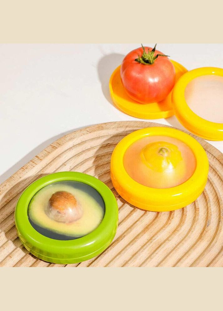 Контейнер для зберігання овочів та фруктів жовтий (TA0046_1) No Brand (317285974)