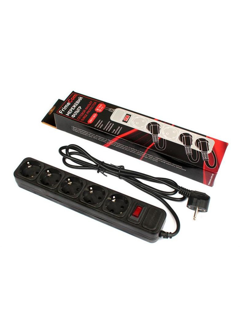 Фильтр питания (FC-B4005W 1.8 B) 5 розеток, 1.8 м, (коробка) FrimeCom (336955190)