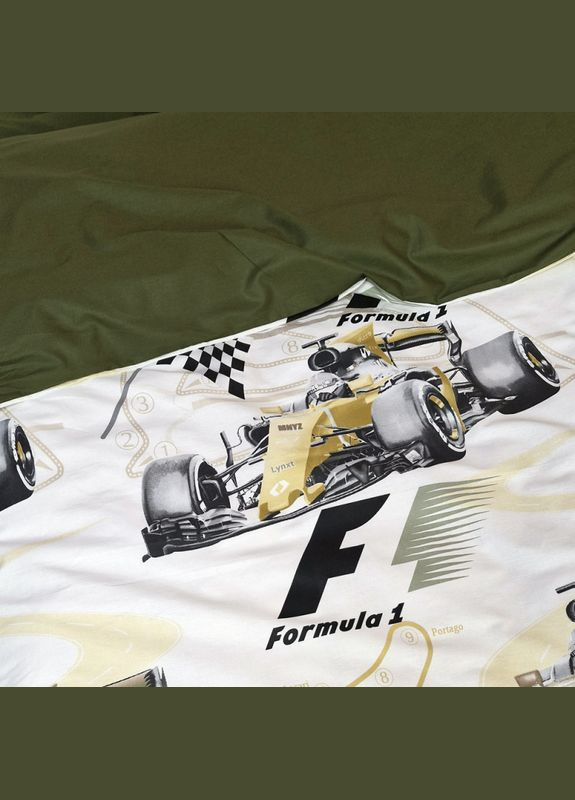 Постільна білизна Болід Ранфорс Двоспальна MERISET (306739924)