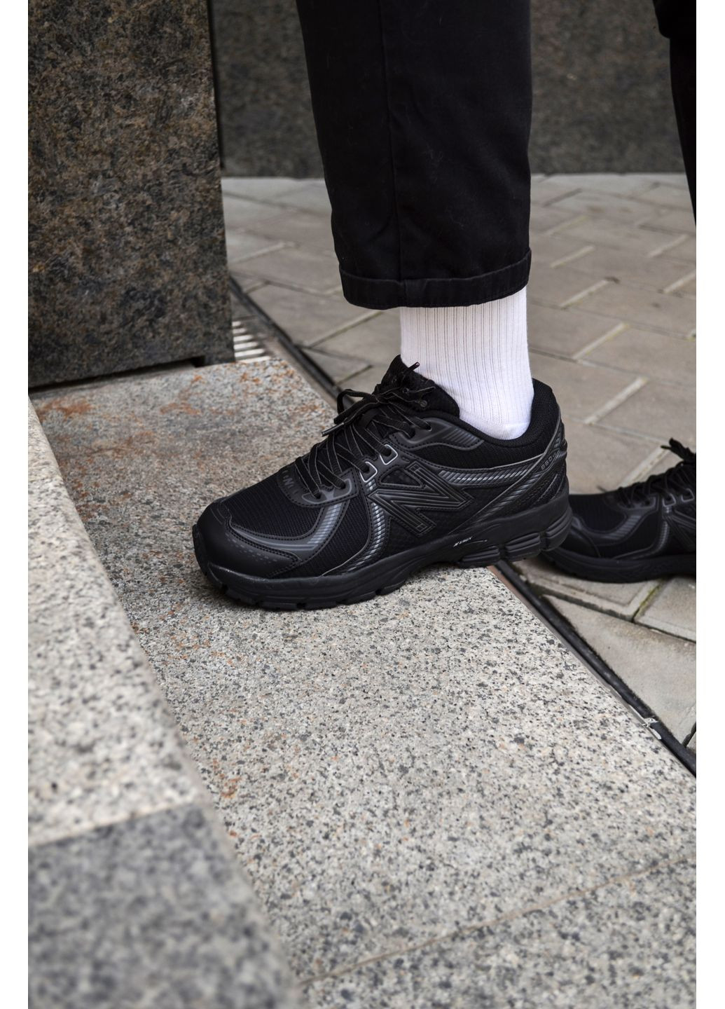 КРОСІВКИ ЖІНОЧІ NEW BALANCE 860 V2 BLACK НЬЮ БЕЛАНС 860 No Brand чорні демісезони (367167676)