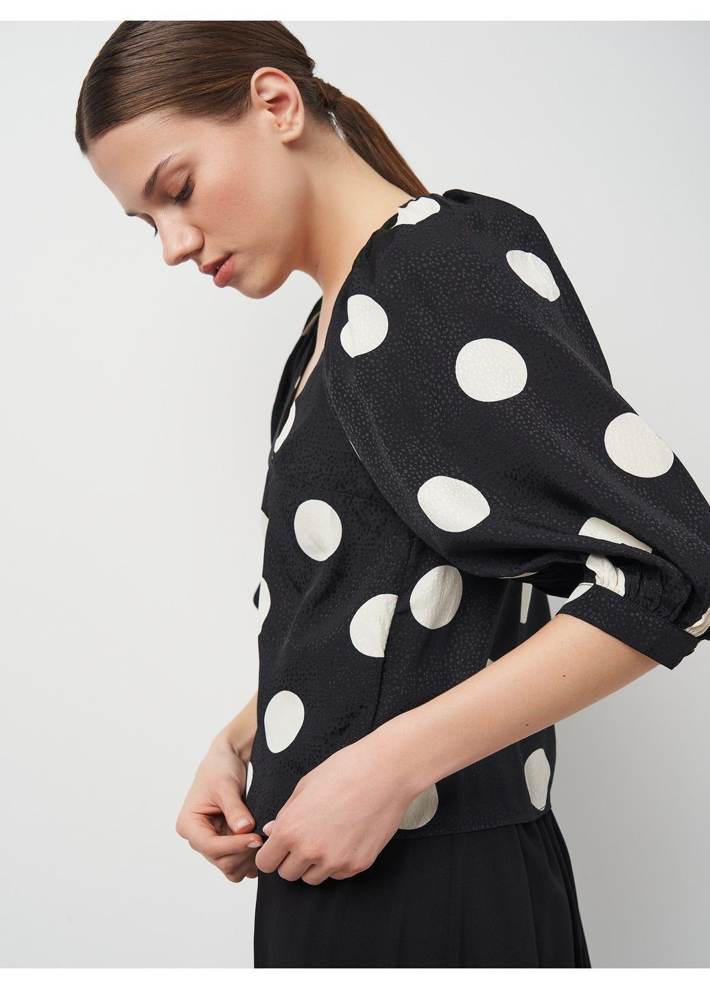 Чёрная блуза H&M