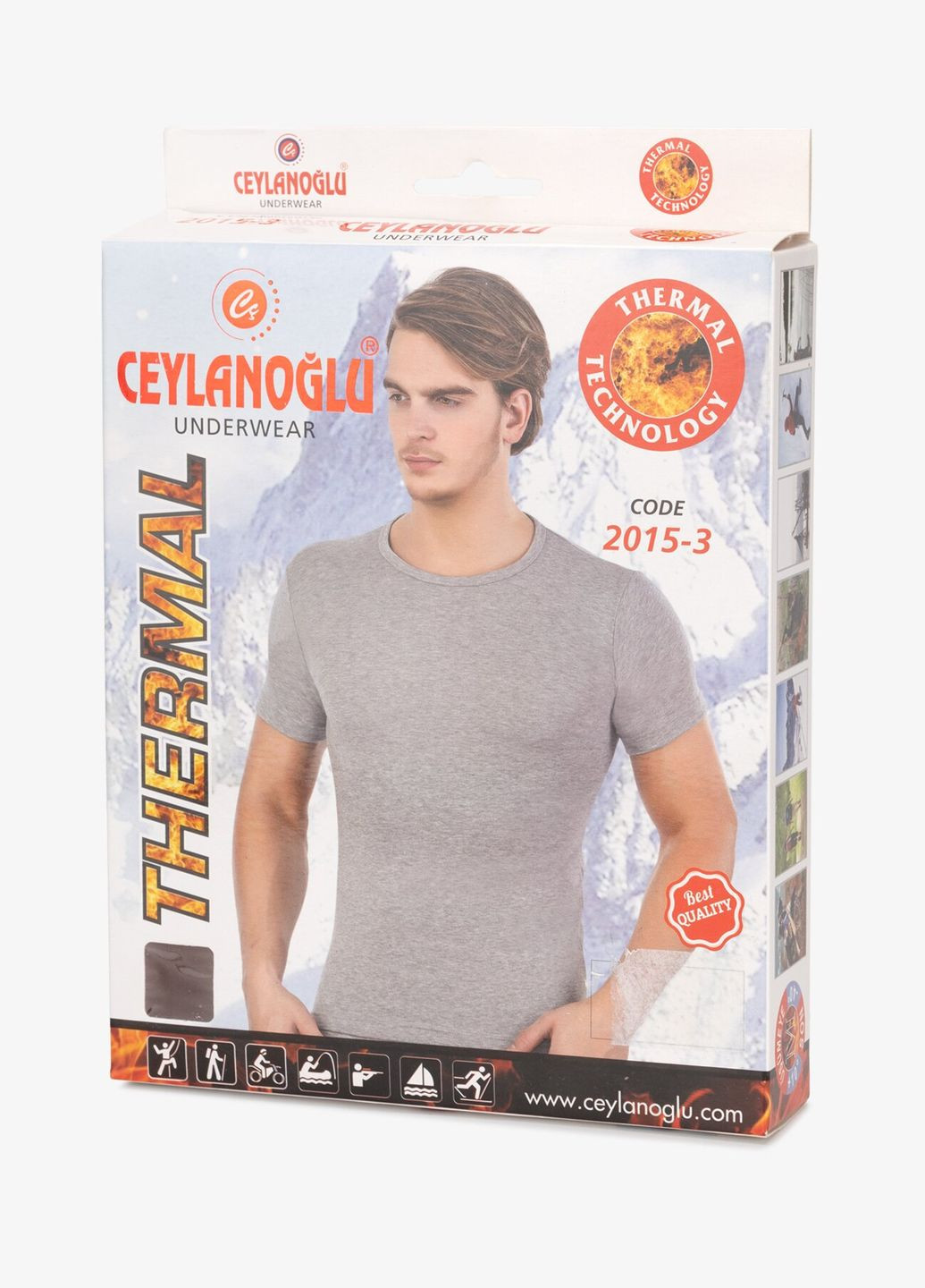 Термофутболка мужская 2015-3 Серый (2000903102281W) shop (2000903102281) Ceylanoglu (362307507)