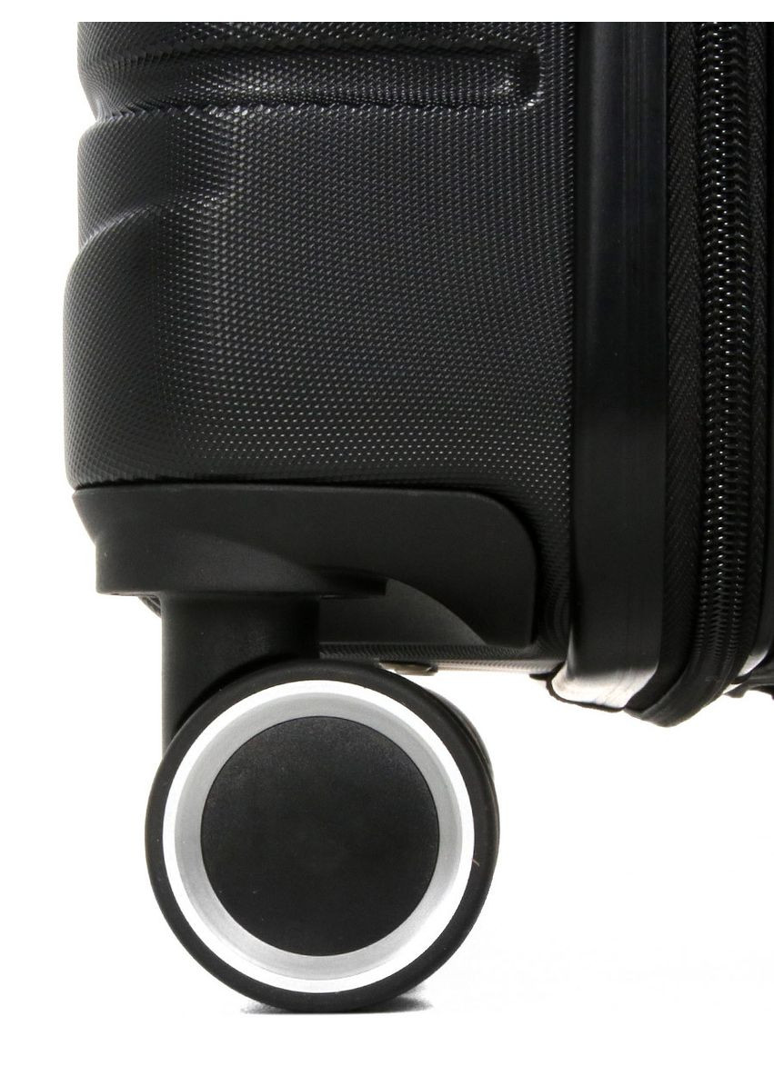 Чемодан ручная кладь S чёрный 55х35х20(+5)см/42л/2.8кг/ 628 WORLDLINE (324802206)