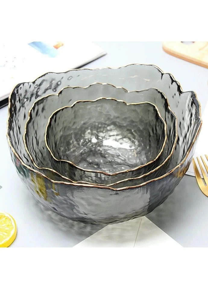 Салатник Glass 18456 16 см чорний No Brand (317709162)