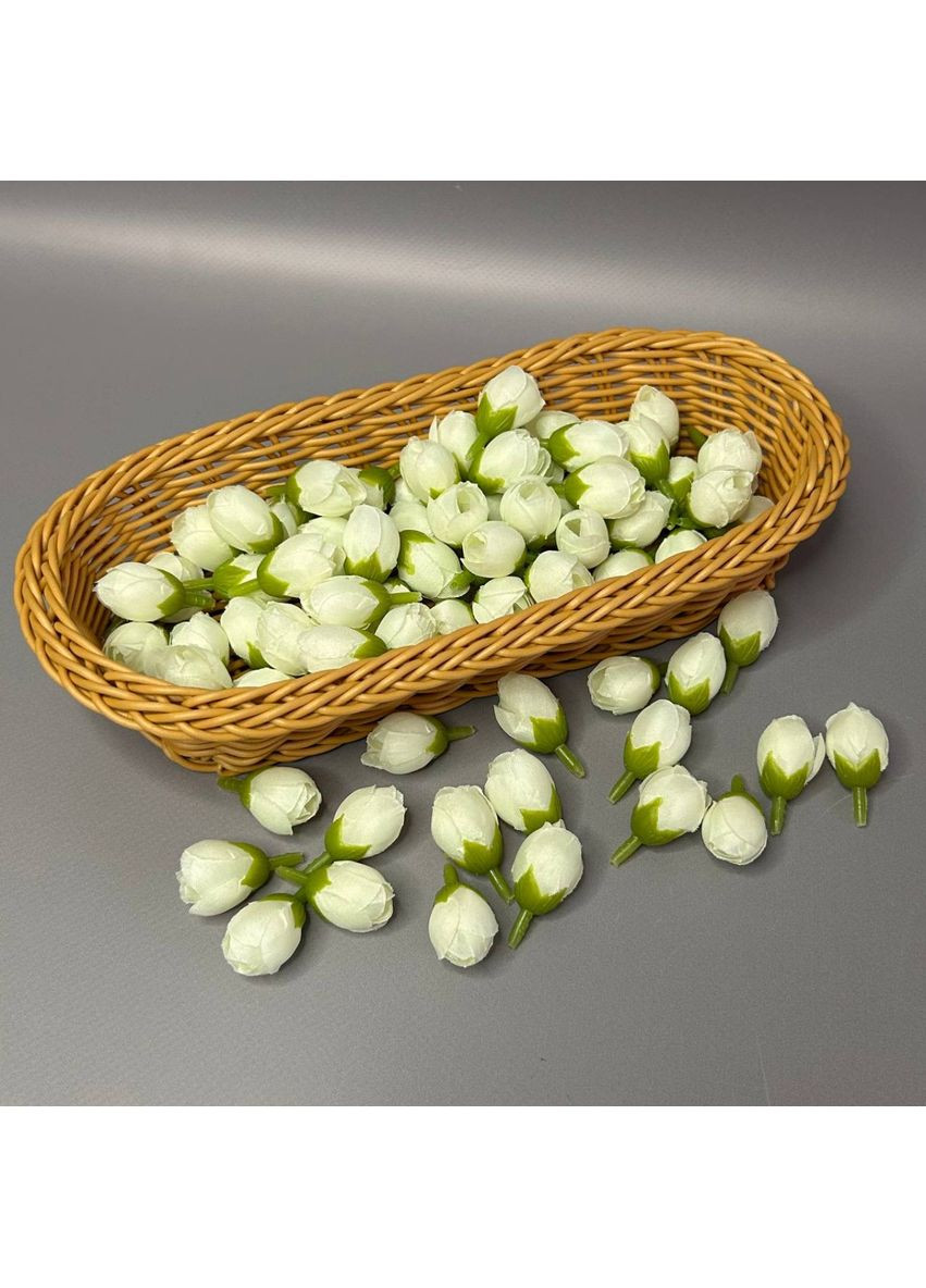 Бутон розочки 2 см; молочно-белый. Plus-plus (352749490)