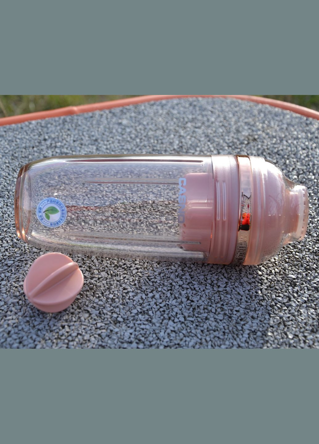 Спортивный шейкер 400 мл KXN-1233 с пластиковым венчиком (A-012396) Casno (308460306)