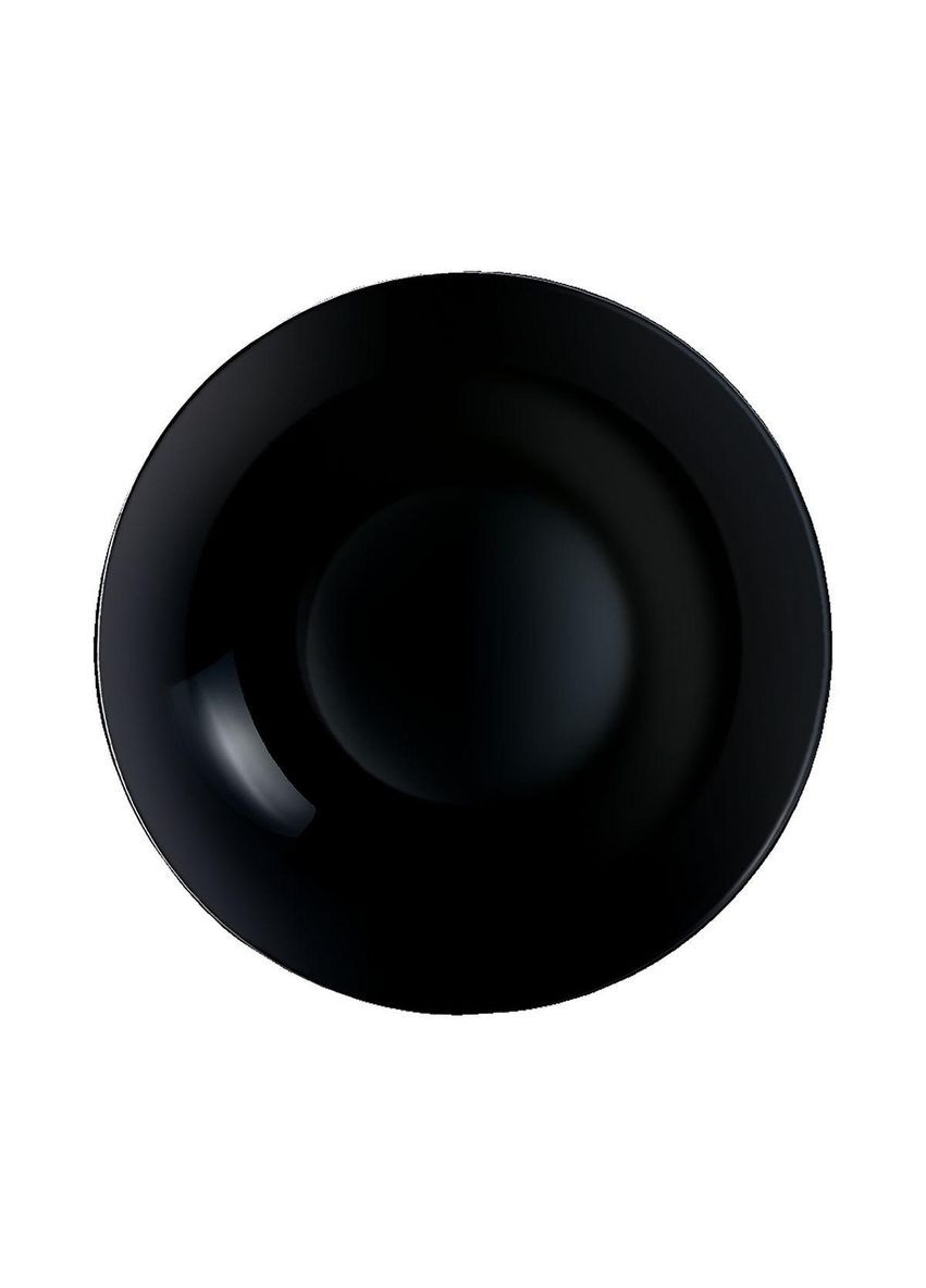 Тарелка глубокая Diwali Black круглая 20 см (P0787) Luminarc (337129799)