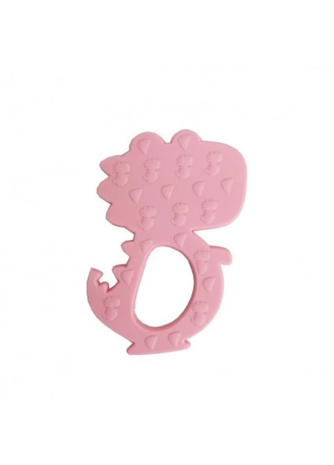 Силиконовый прорезыватель "Дино" MGZ-0415(Pink) Mega Zayka (397319980)