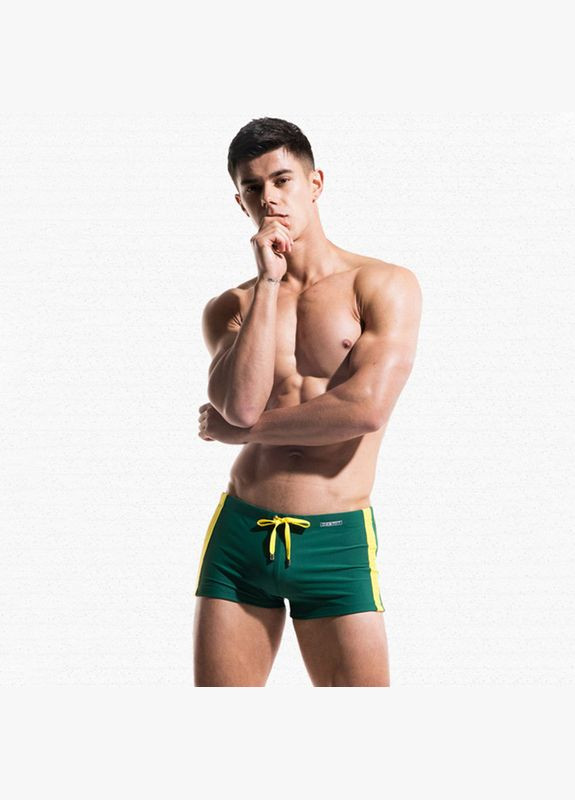 Мужские зеленые пляжные, спортивные, повседневные, кэжуал мужские плавки боксеры красный 5903 шорты Sport Line