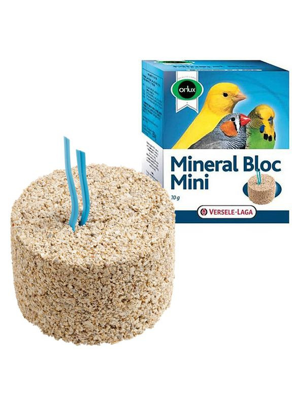Мінеральний блок Orlux Mineral Bloc Mini для дрібних птахів 70 г Versele-Laga (268138184)