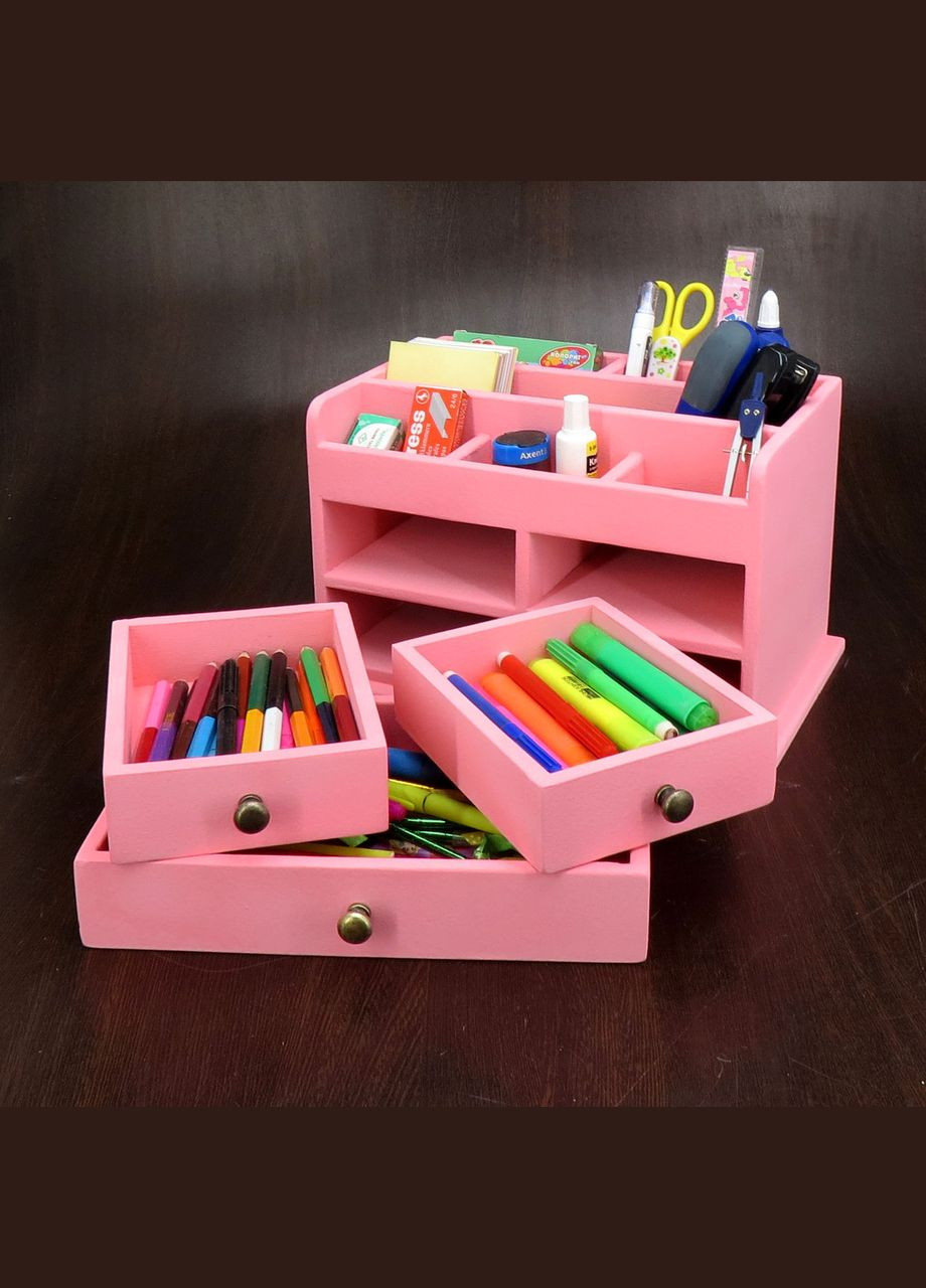 Настольный органайзер из дерева Джойс барби (КНЦ-004550) No Brand (328227637)